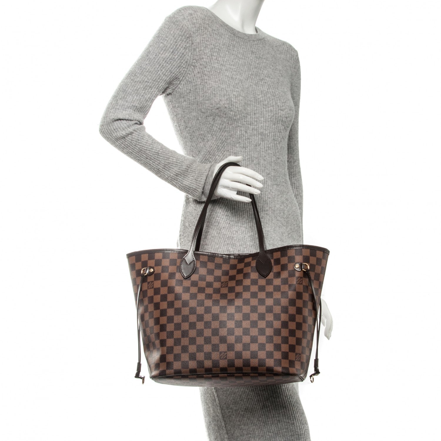 Louis Vuitton Damier Ebene Neverfull MM 2 of 8