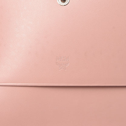 MCM Visetos Continental Flap Wallet Soft Pink 7 of 11