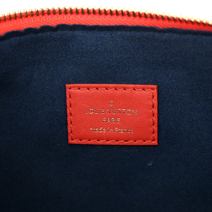 Louis Vuitton Lambskin Embossed Monogram Coussin PM Red 6 of 10