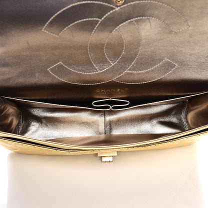 Chanel Metallic Aged Calfskin Quilted 2.55 Reissue 227 Flap Gold 5 of 9