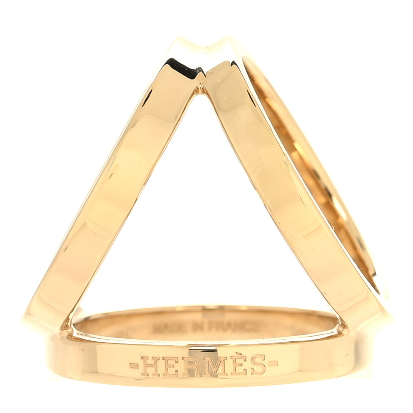 Permabrass Trio Scarf Ring