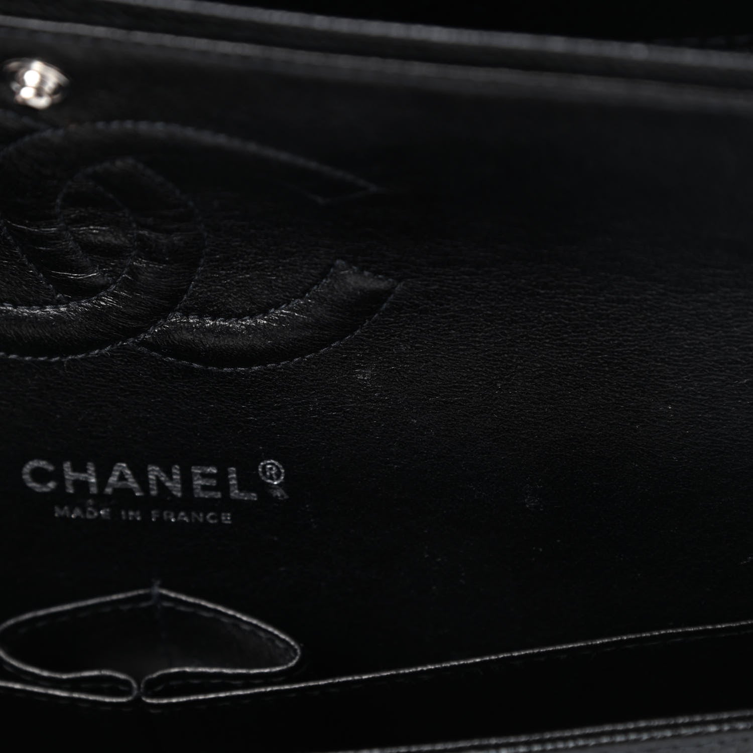 Chanel Caviar Quilted Medium Double Flap Black 12 of 13