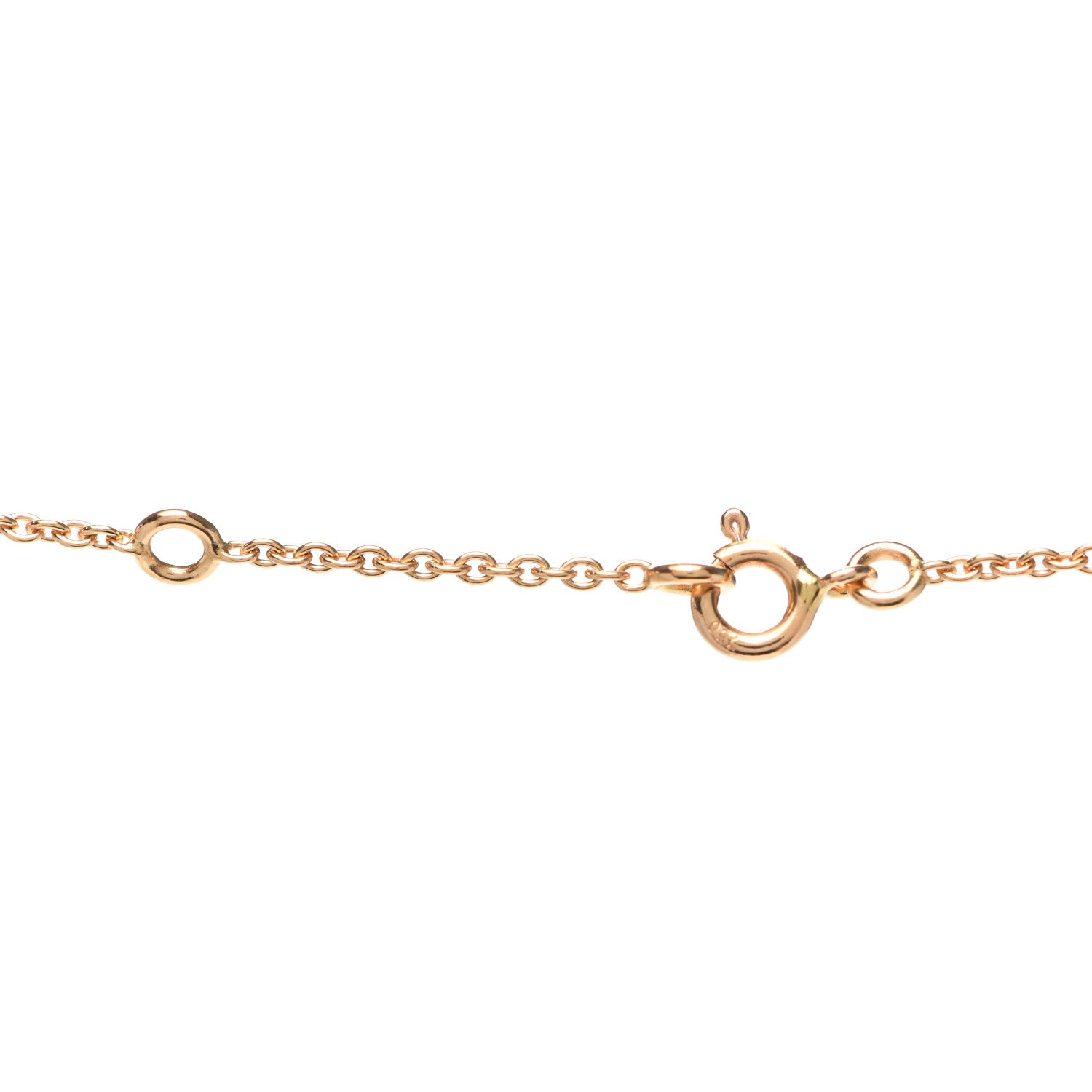 Hermes 18K Rose Gold Diamond Constance Amulette Pendant Necklace 4 of 6