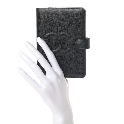 Chanel Caviar CC Small Ring Agenda Planner Black 2 of 12