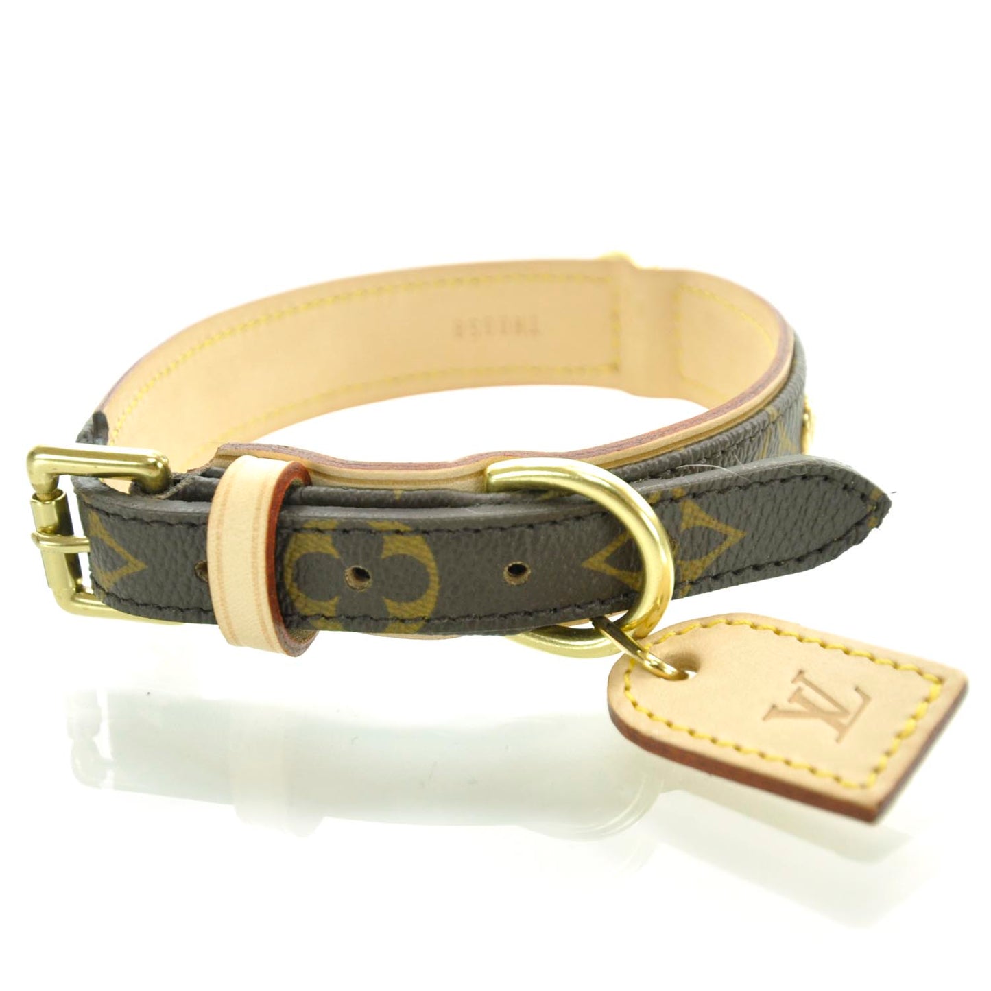 Monogram Baxter Dog Collar MM