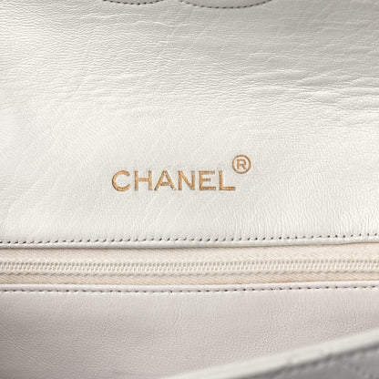Chanel Lambskin Quilted Small Single Flap White 4 of 8