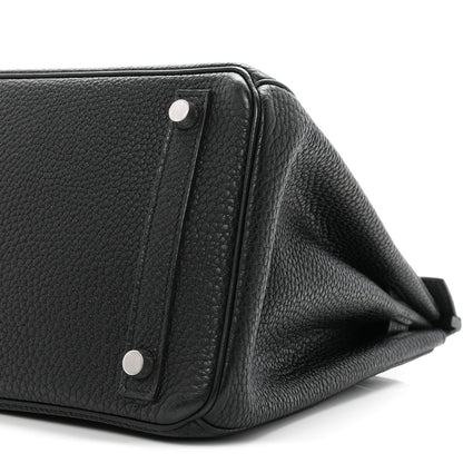 Hermes Togo BIRKIN 30 Black 10 of 12