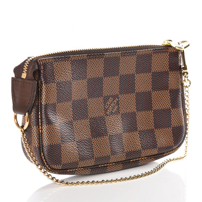 Louis Vuitton Damier Ebene Mini Pochette Accessories 2 of 9