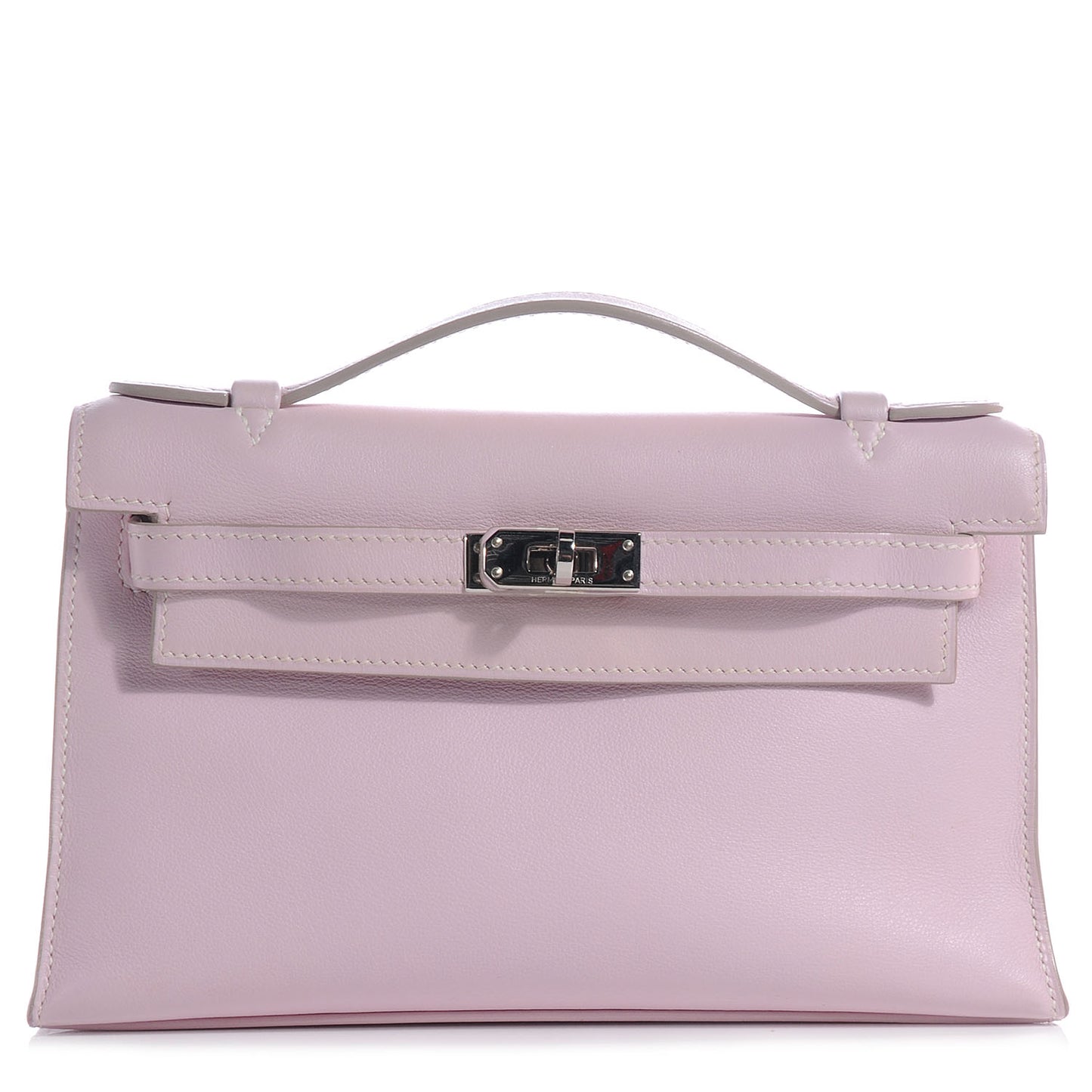Swift Kelly Pochette Clutch Rose Dragee