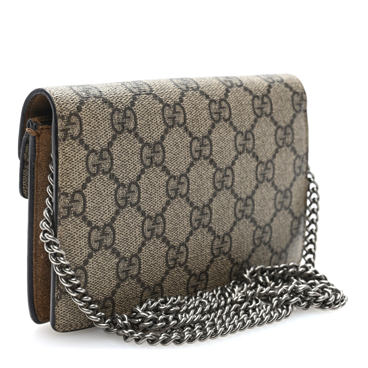 Gucci GG Supreme Monogram Super Mini Dionysus Shoulder Bag Taupe 2 of 8