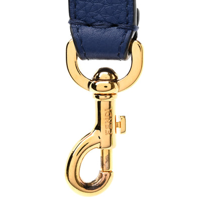 Fendi Ribbon Vitello Volanato FF Embroidered Adjustable Strap You Nuvola Blue 6 of 6