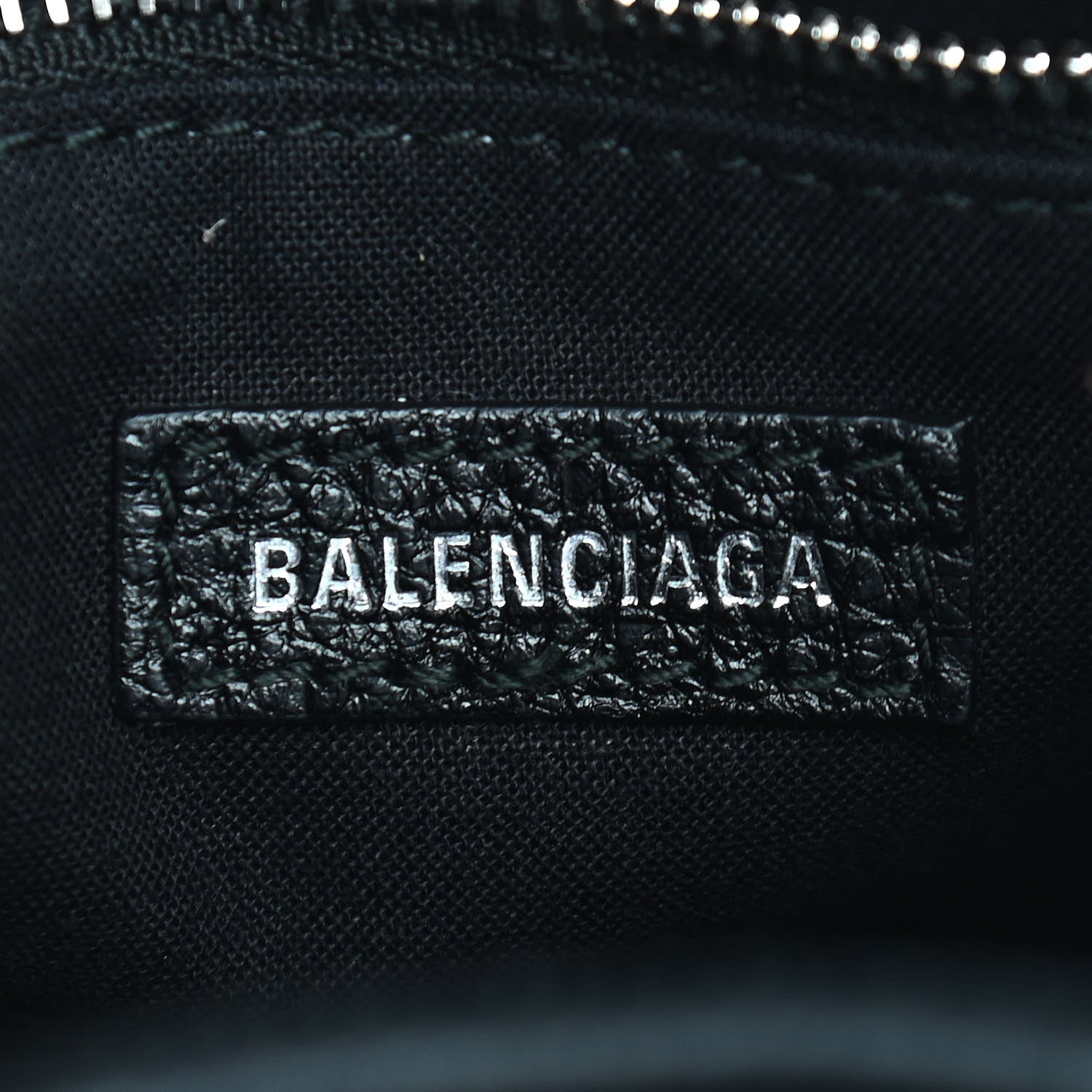Balenciaga Patent Calfskin Logo Shopping Tote XXS Black 6 of 10
