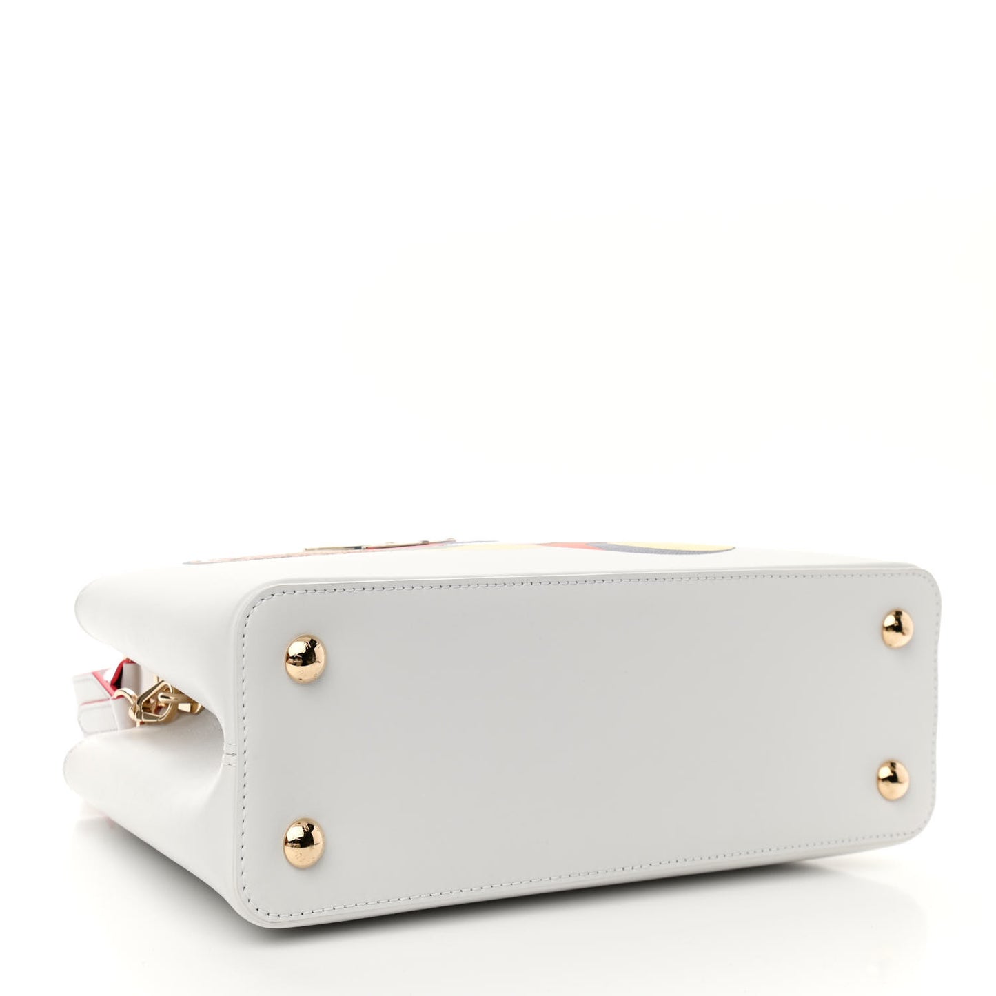 Lambskin Beatriz Milhazes Artycapucines PM White Multicolor