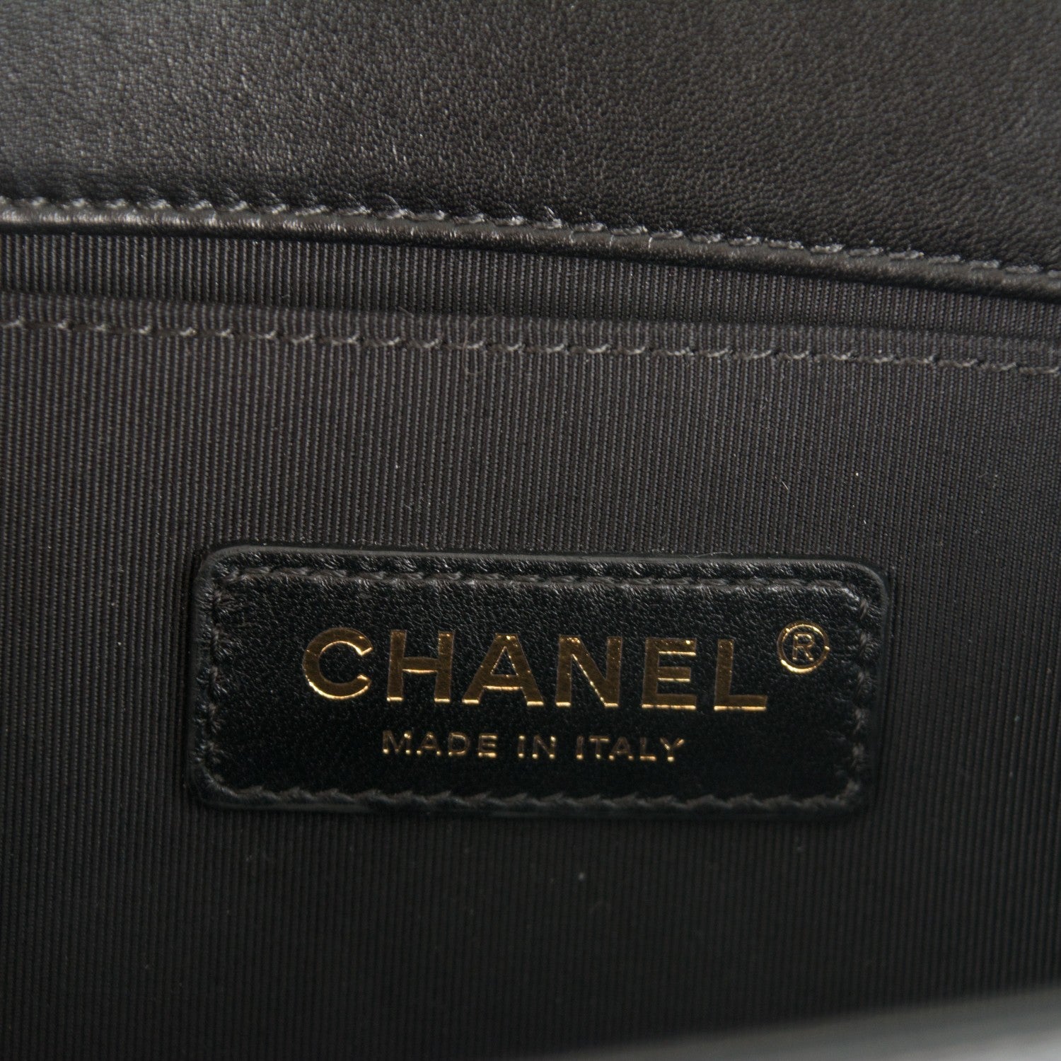 Chanel Lambskin Quilted Medium Boy Flap Black 7 of 8