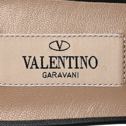 Valentino Garavani Nappa Rockstud Caged Flat Slide Sandals 36 Black 8 of 10