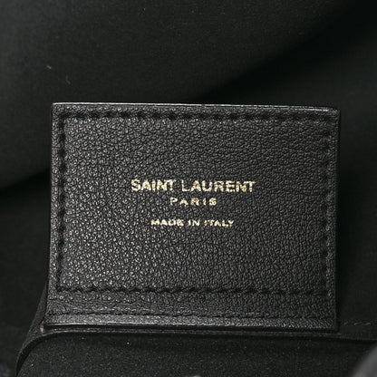 Saint Laurent Calfskin Large Shopping Tote Black 7 of 12