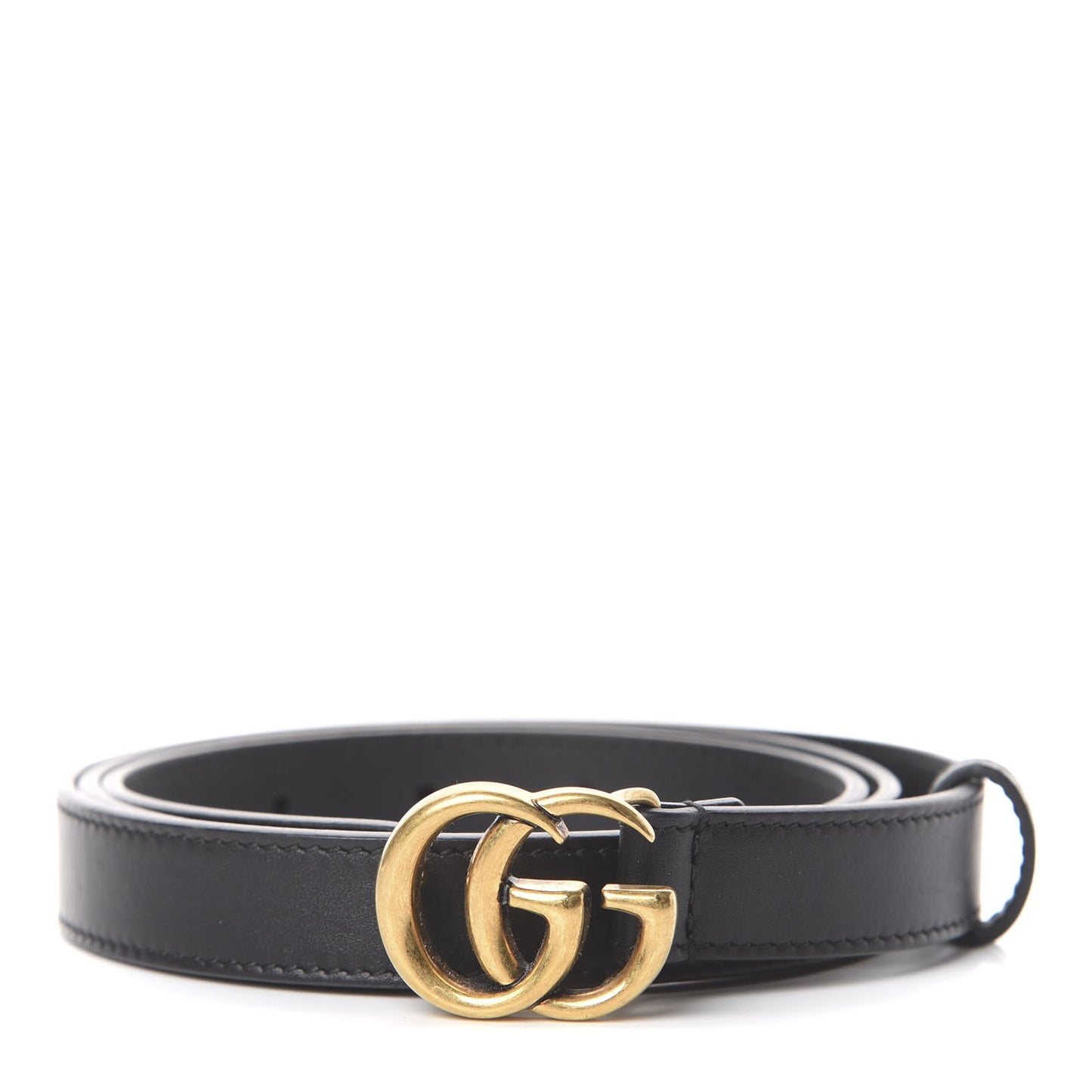 Calfskin Double G 20mm Belt 95 38 Black
