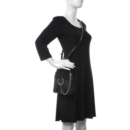 Chloe Suede Calfskin Mini Faye Bracelet Bag Black 2 of 8