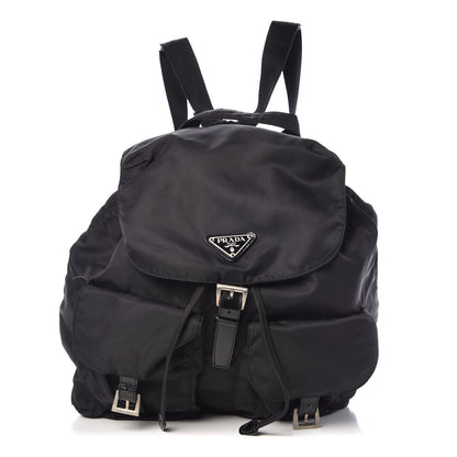 Prada Nylon Vela Medium Backpack Black 1 of 12