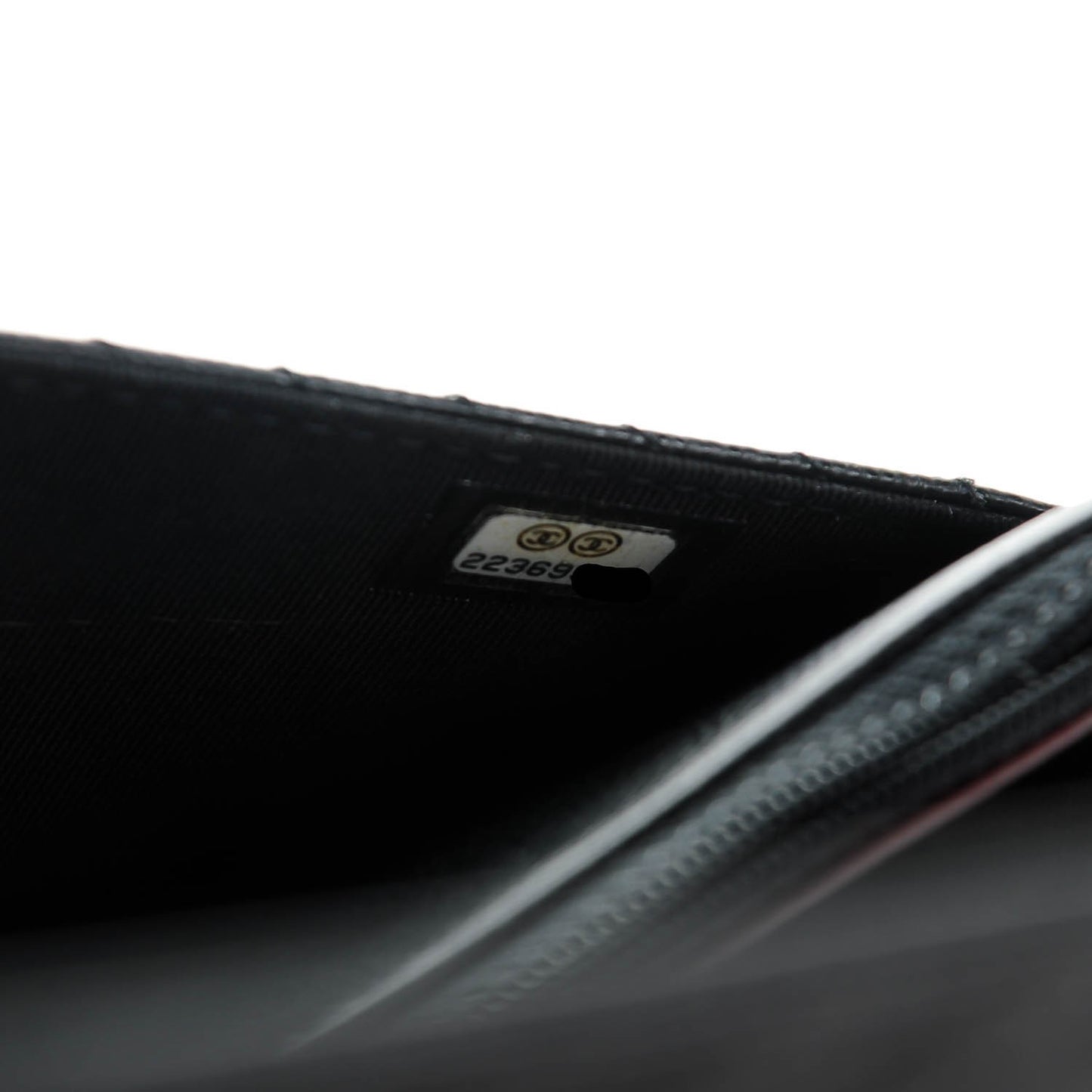 Caviar Chevron Wallet On Chain WOC Black