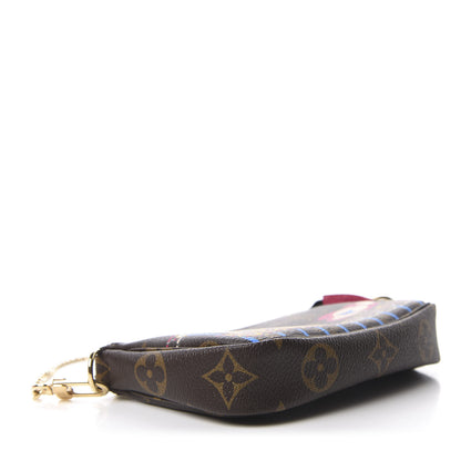 Louis Vuitton Monogram 2020 Christmas Animation Roller Coaster Mini Pochette Accessories Pivoine 4 of 11
