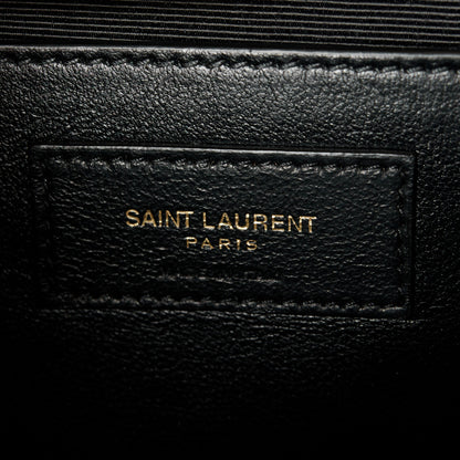 Saint Laurent Grain De Poudre Medium Classic Monogram Kate Tassel Satchel Black 7 of 11