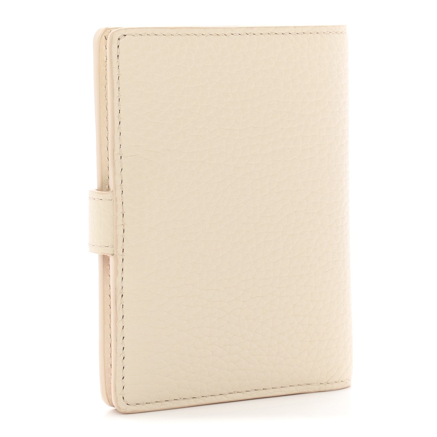 Louis Vuitton Taurillon Capucines Vertical Compact Wallet Pearly Cream Coral 3 of 7