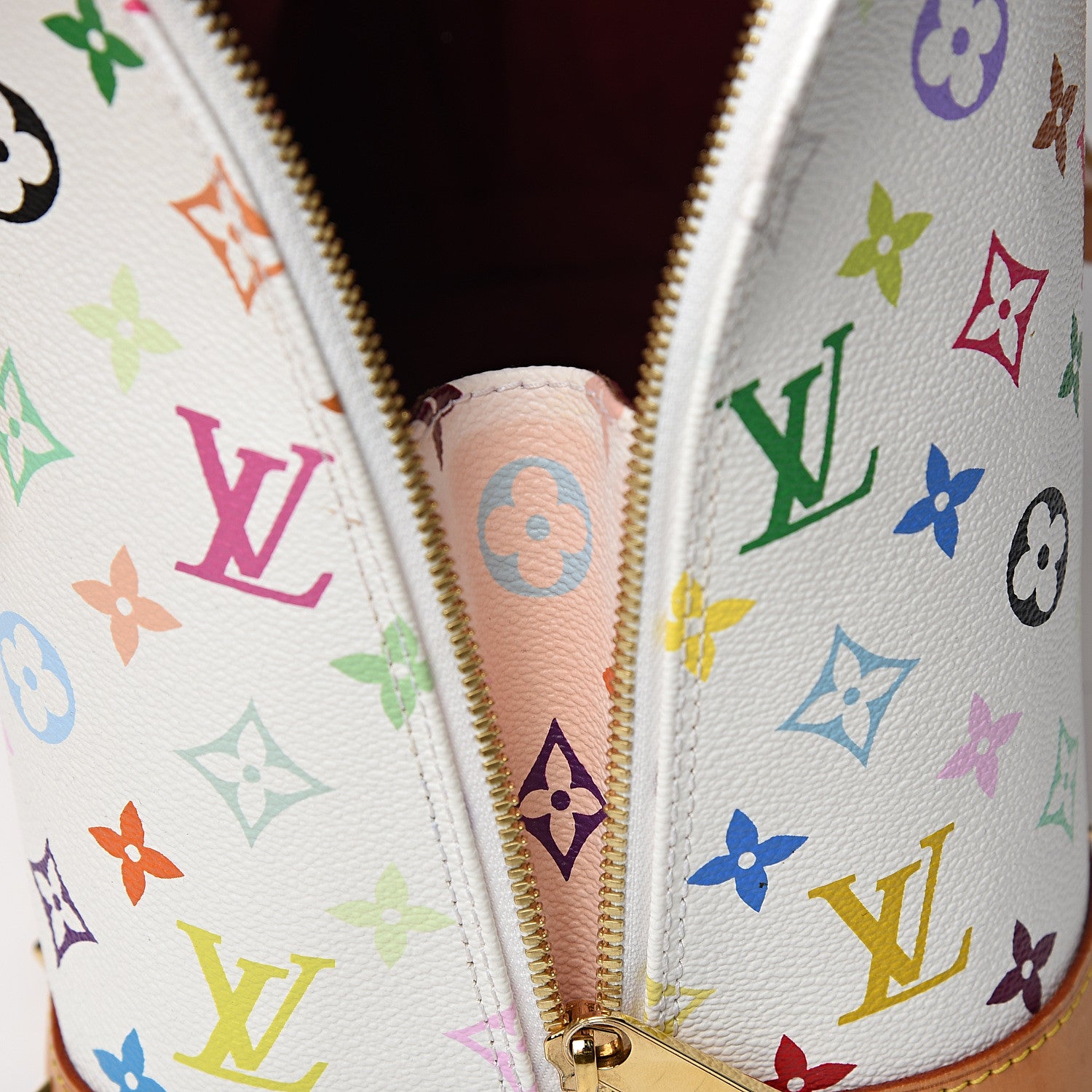 Louis Vuitton Monogram Multicolor Alma White 7 of 11
