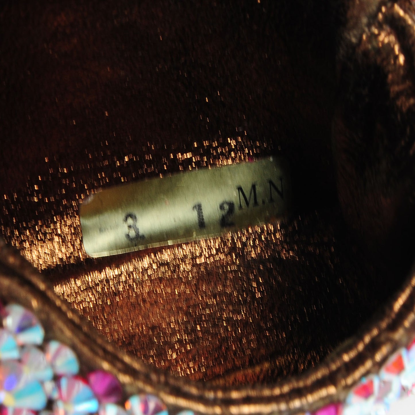 Strass Encrusted Micro Flap Pink