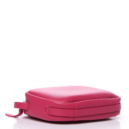 Balenciaga Calfskin Logo XS Everyday Camera Bag Rose Indien Black 4 of 10