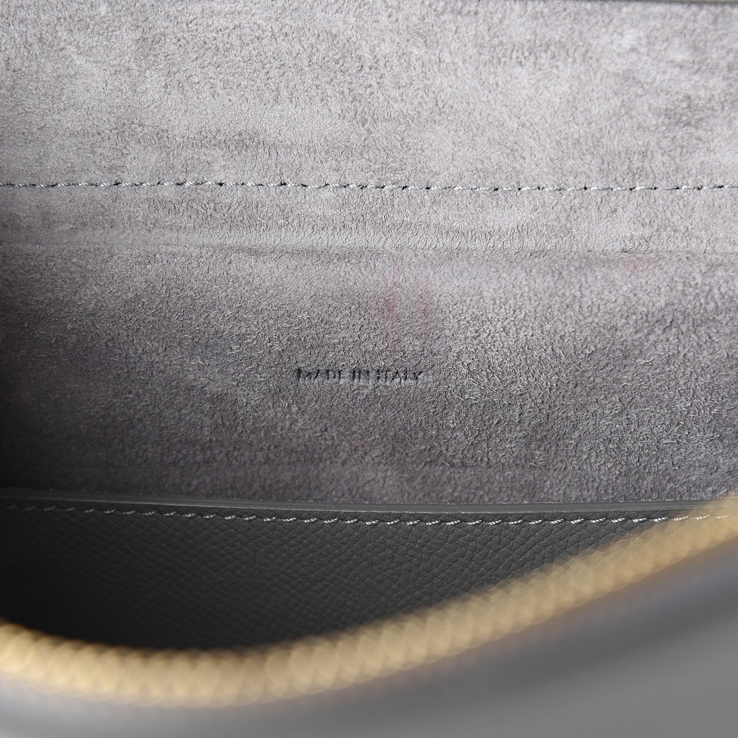 Celine Grained Calfskin Micro Belt Bag Cloud 5 of 8