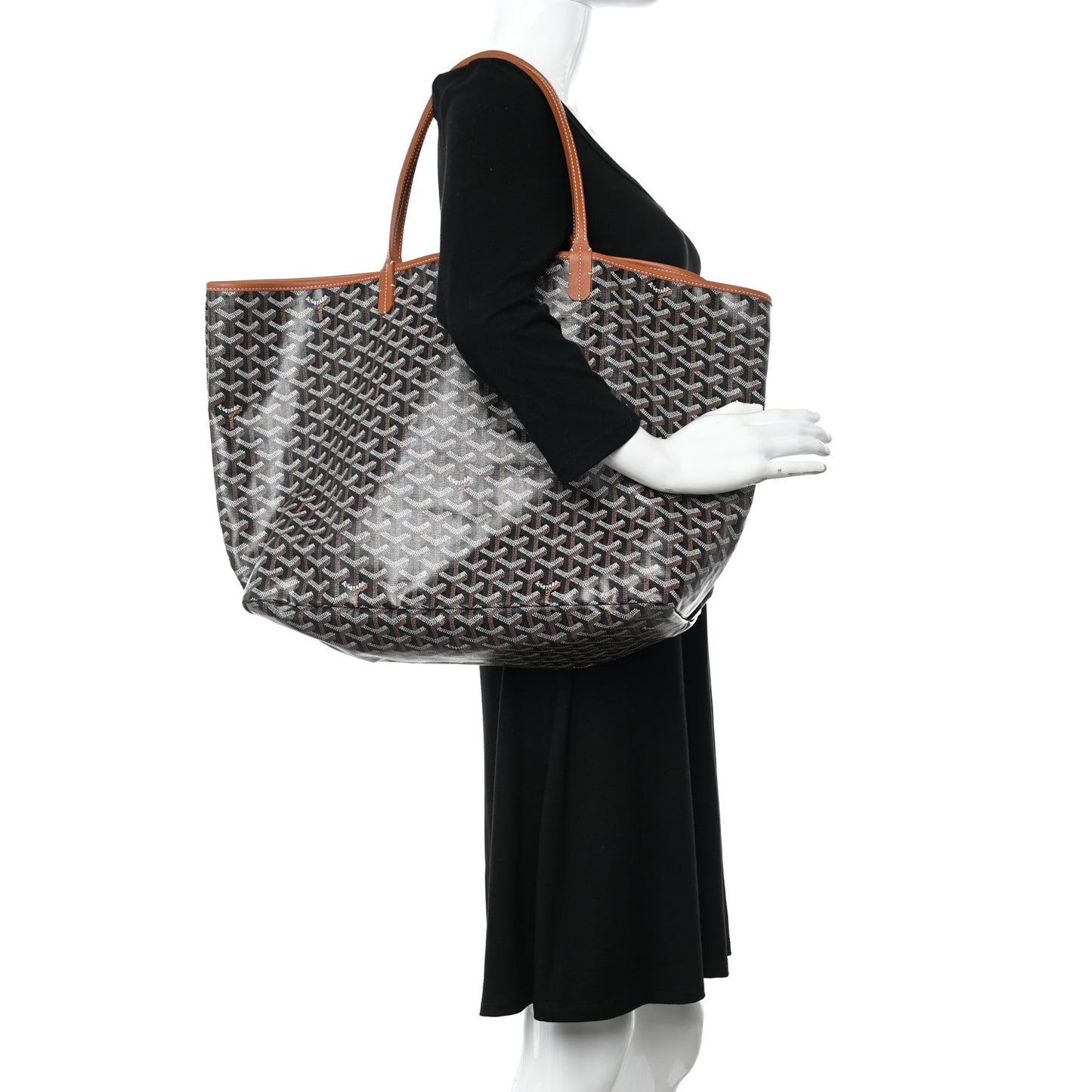 Goyardine Saint Louis GM Black Gold