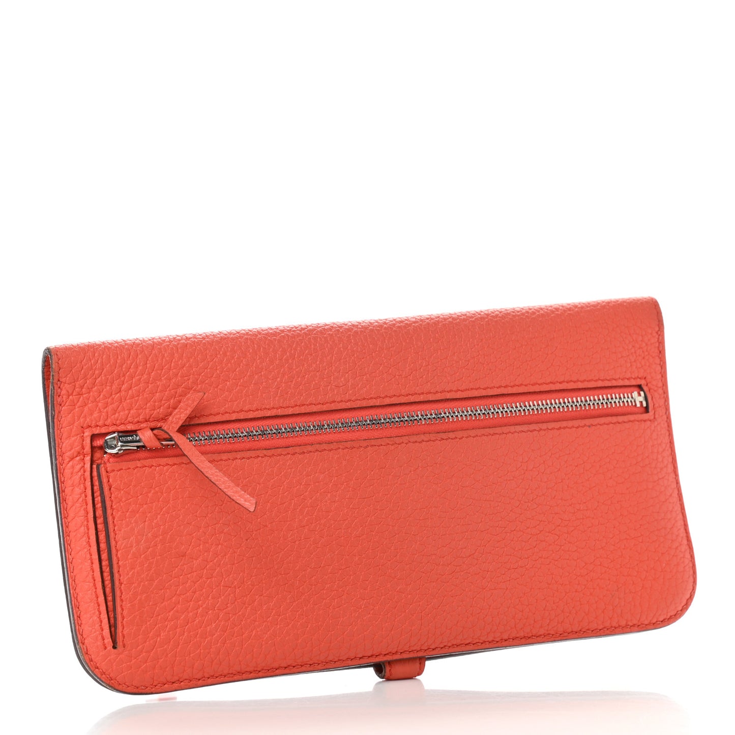 Togo Dogon Recto Verso Wallet Orange Poppy