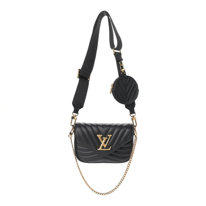 Louis Vuitton Calfskin New Wave Multi Pochette Black 1 of 10