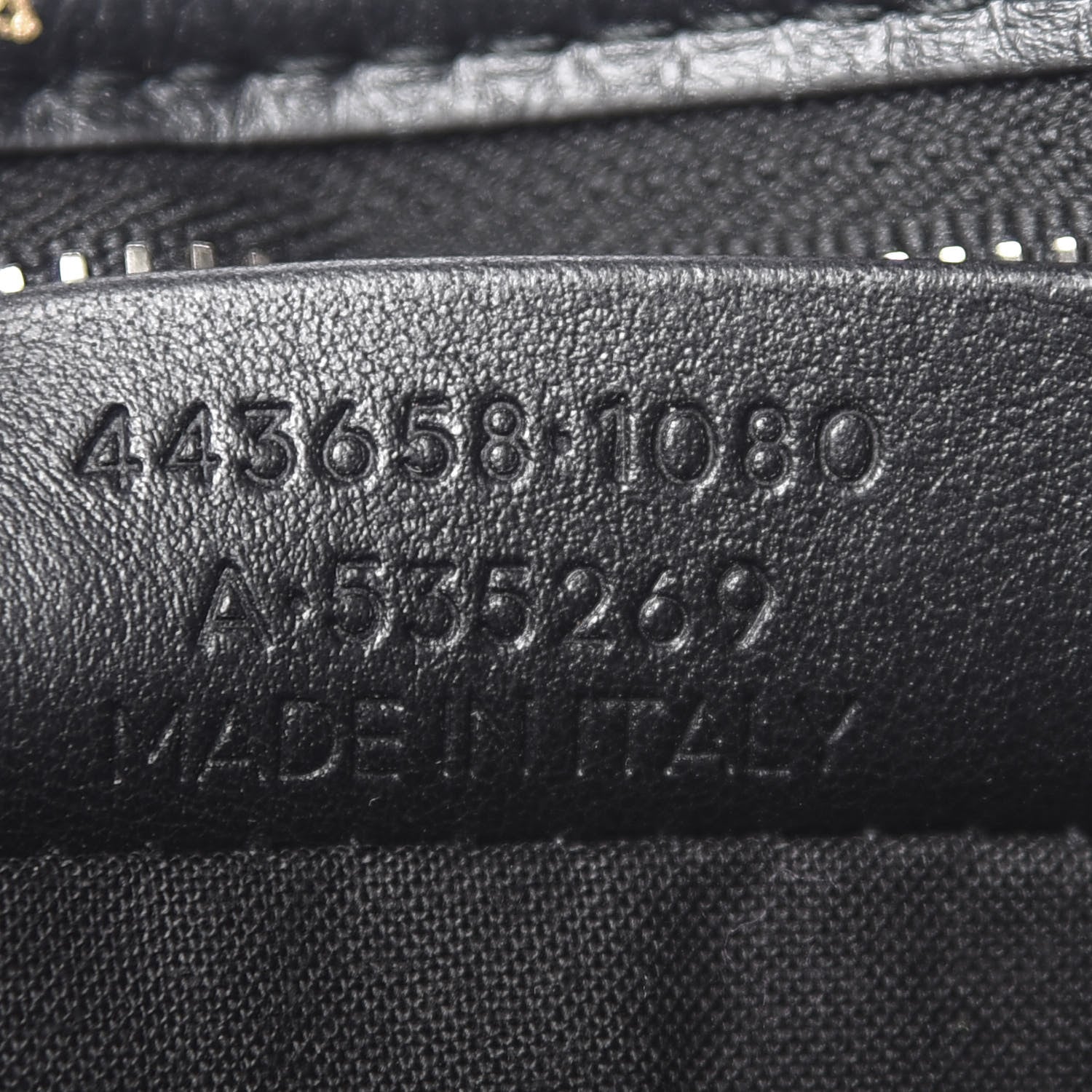 Balenciaga Agneau Allover Logo Pouch Black 6 of 9