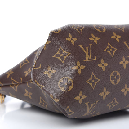 Louis Vuitton Monogram Flower Zipped Tote PM Black 6 of 9