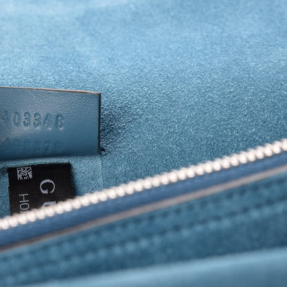 Gucci GG Supreme Monogram Angry Cat Embroidered Medium Dionysus Shoulder Bag Beige Ultramarine 7 of 9