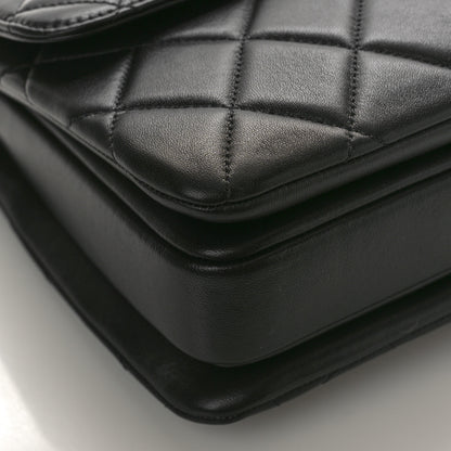 Chanel Lambskin Quilted Small Trendy CC Dual Handle Flap Bag Black 8 of 10