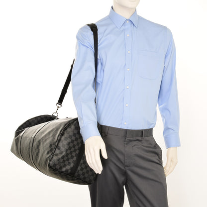 Louis Vuitton Damier Graphite Keepall Bandouliere 55 2 of 10