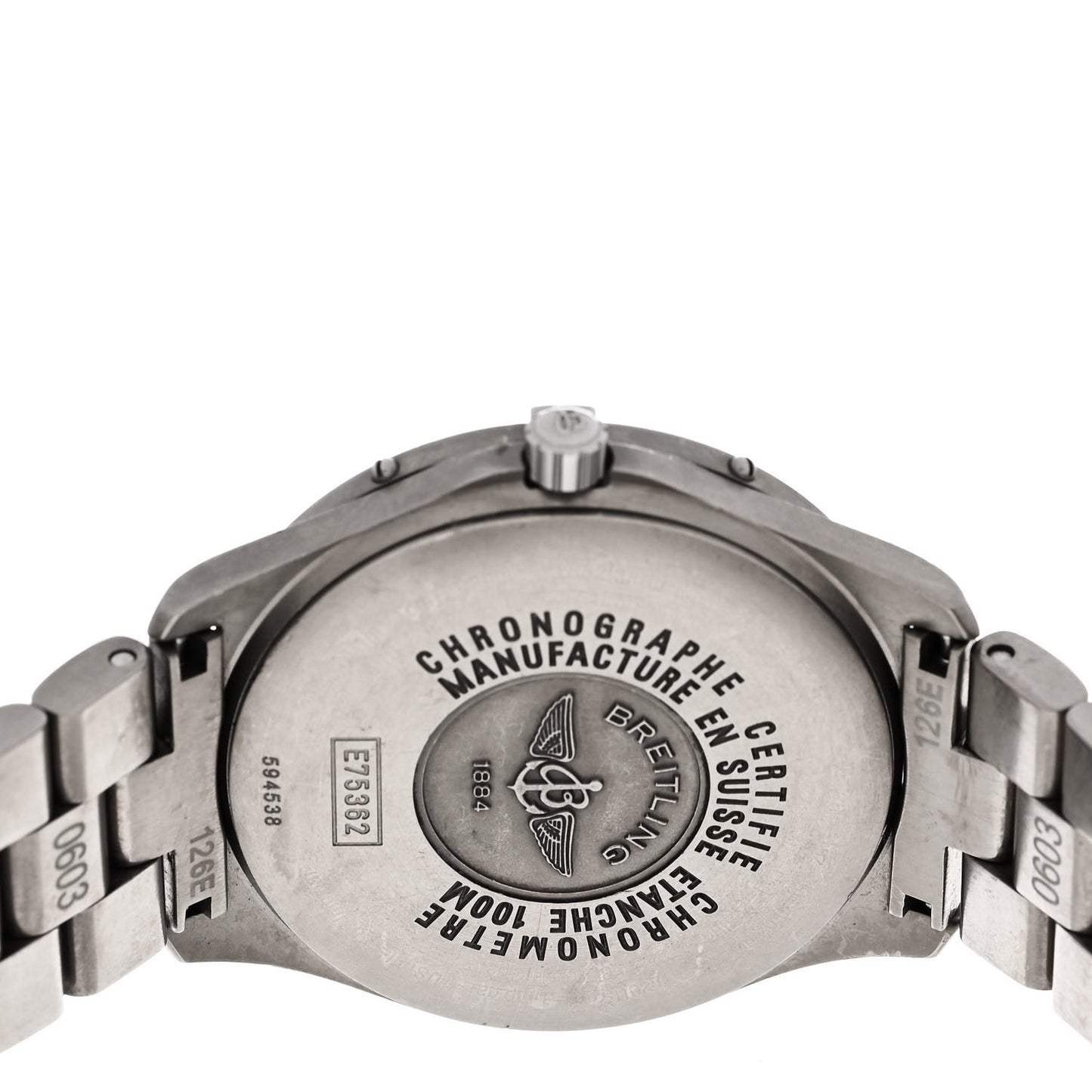 Titanium 40mm Aerospace Quartz Watch Grey E75362