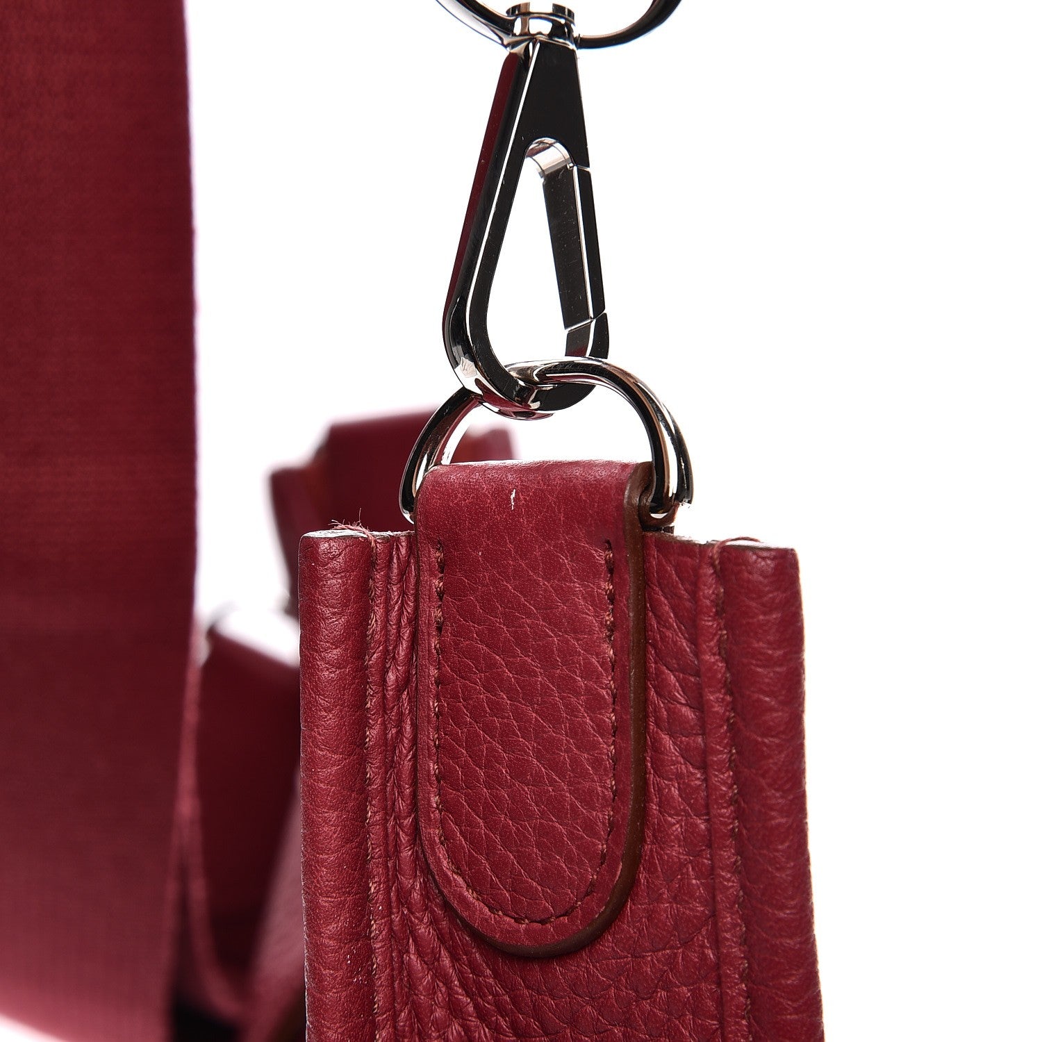 Hermes Taurillon Clemence Evelyne III PM Rubis 9 of 9