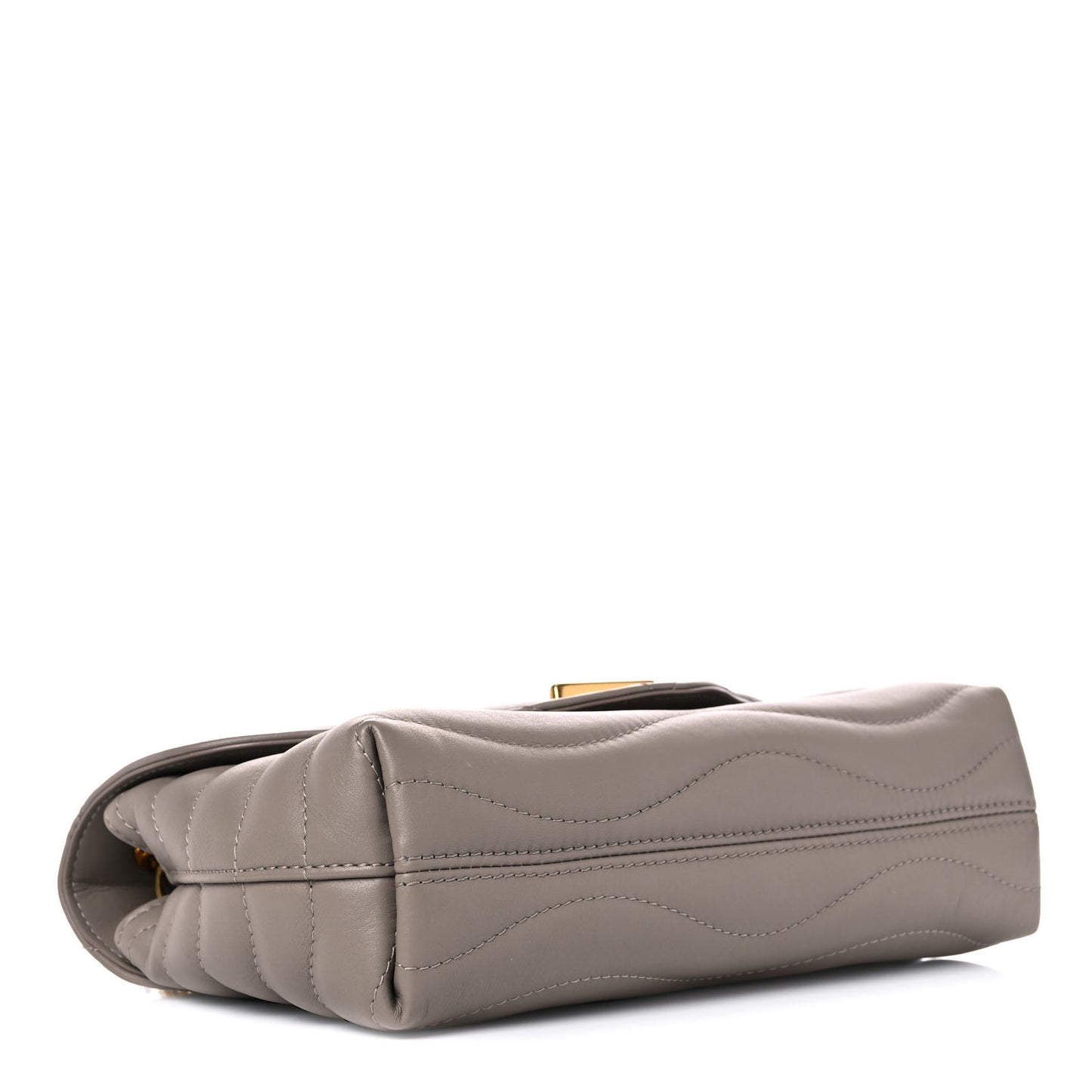Calfskin LV New Wave Chain Bag Taupe