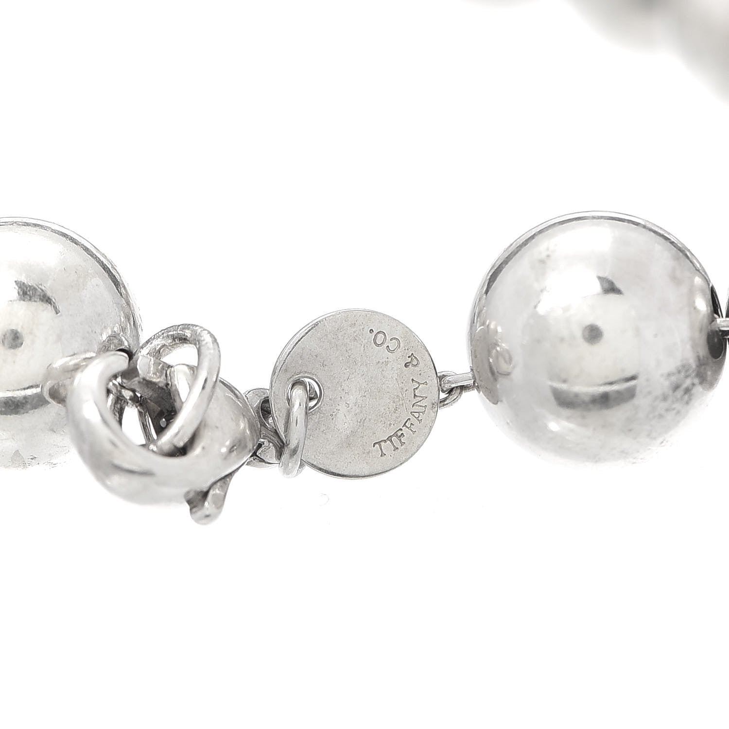 Tiffany Sterling Silver 10mm HardWear Ball Bracelet 6 of 6
