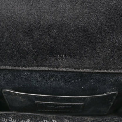 Saint Laurent Sequin Matelasse Chevron Monogram Small Sulpice Black 6 of 11