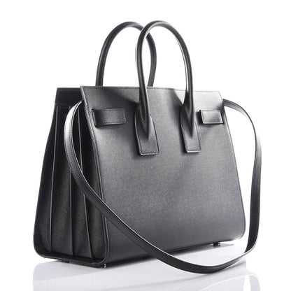 Saint Laurent Grain De Poudre Small Sac De Jour Black 2 of 12