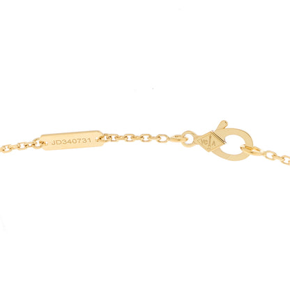 Van Cleef & Arpels 18K Yellow Gold Black Onyx Vintage Alhambra Pendant Necklace 4 of 5