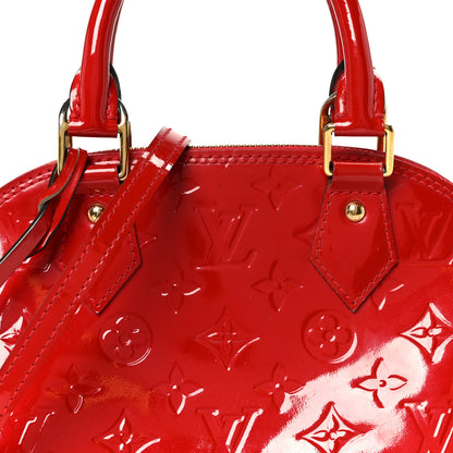 Louis Vuitton Vernis Alma BB Pomme D'Amour 10 of 13