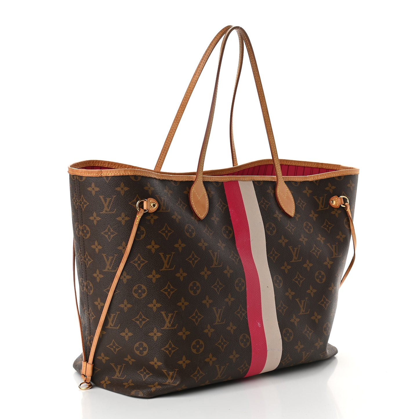 Monogram My LV Heritage Neverfull GM Rouge White