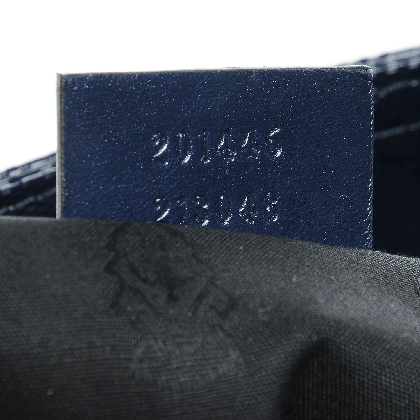 Imprime Monogram Flat Messenger Bag Navy