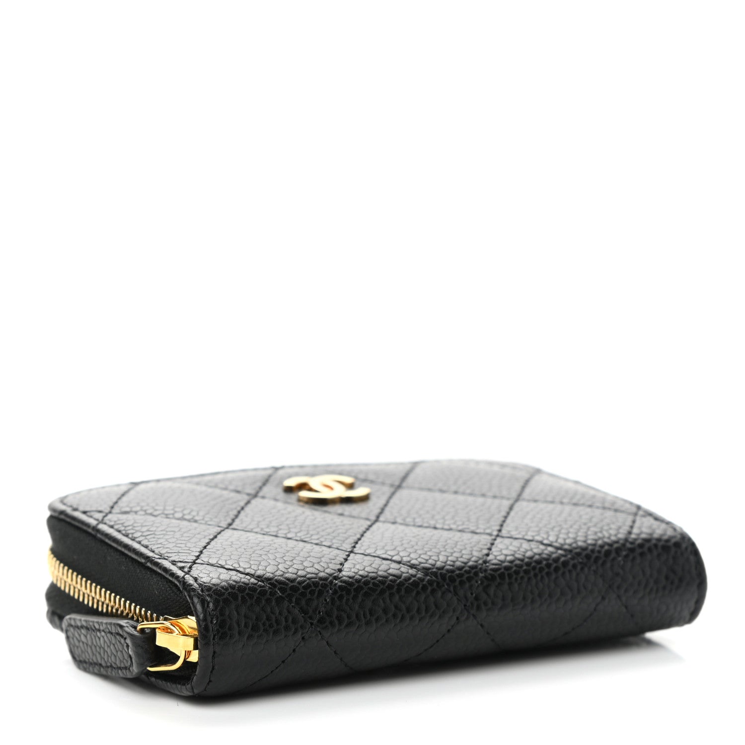 Chanel Caviar Quilted Classic Zipped Coin Purse Black 4 of 8